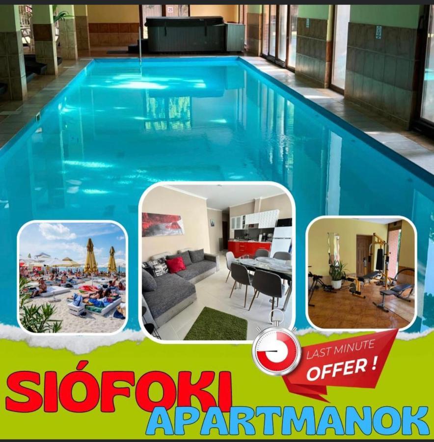 Ferienwohnung Dorina wellness Siófok Exterior foto